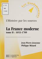 La France moderne (2), 1653-1789