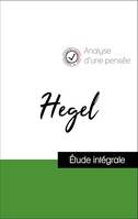 Analyse d'une pensée : Hegel (résumé et fiche de lecture plébiscités par les enseignants sur fichedelecture.fr)