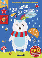 Gommettes, stickers et coloriages - Je colle, je colorie - Les saisons