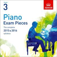 Piano Exam Pieces 2015 & 2016, Grade 3, CD / The c