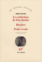 Les rédactions de Fritz Kocher