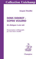 Denis Diderot-Sophie Volland, Un dialogue à une voix