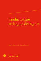 Traductologie et langue des signes