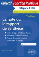 La note ou le rapport de synthèse