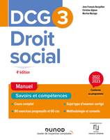 0, DCG 3 Droit social - Manuel - 2022/2023