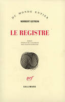 Le Registre, roman