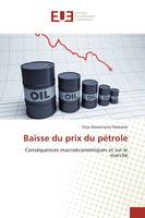 Baisse du prix du pétrole