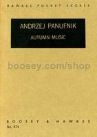 Autumn Music, HPS 874. orchestra. Partition d'étude.