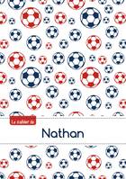 CAHIER NATHAN BLANC,96P,A5 FOOTBALLPARIS