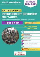 Infirmière et infirmier militaires - Concours entrée en EPPA, Concours 2023-2024 - Annales 2022 incluses