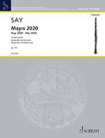 Mayis 2020 (mai 2020), Sonate pour clarinette solo, d'après la version originale pour hautbois solo. op. 91c. clarinet in Bb. Edition séparée.