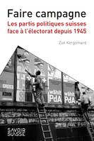 Faire campagne, Les partis politiques suisses face à l'électorat depuis 1945