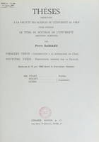 Contribution à la minéralogie de l'Iran, Thèse présentée à la Faculté des sciences de l'Université de Paris pour obtenir le titre de Docteur de l'université (mention sciences), soutenues le 15 juin 1962. Suivie des propositions données par la Faculté :...