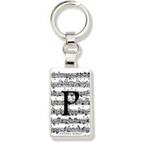 Letter Keyring - P