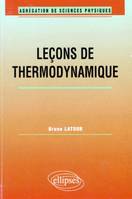 Leçons de Thermodynamique (Agrégation de sciences physiques)