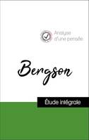 Analyse d'une pensée : Henri Bergson (résumé et fiche de lecture plébiscités par les enseignants sur fichedelecture.fr)