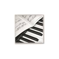 Paper napkins Piano/Sheet music 25x25cm, 20 pieces, 25 x 25 cm