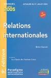 RELATIONS INTERNATIONALES, année universitaire 2004-2005