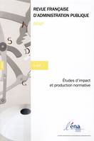 Etudes d'impact et production normative