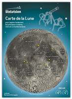 Carte de la Lune, Pour repérer facilement les principaux cratères, mers et curiosités lunaires