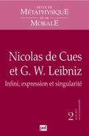 Revue de métaphysique et de morale 2011 - n° ..., Nicolas de Cues et G.W. Leibniz : Infini, expression et singularité