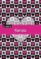 Le cahier de Kenza - Petits carreaux, 96p, A5 - C ur et étoile