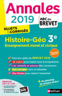 Annales Brevet 2019 Histoire-Géo-EMC - Corrigé