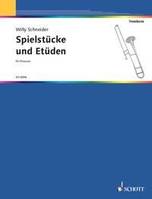 Spielstücke und Etüden, trombone.