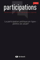 PARTICIPATIONS 2014/1 PARTICIPATION POLITIQUE EN LIGNE