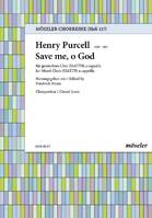 Save me, o God, 117. Z 51. mixed choir (SSATTB). Partition de chœur.