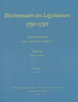 Dictionnaire des législateurs : 1791-1792, 1791-1792