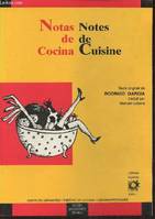 Notas de cocina notes de cuisine