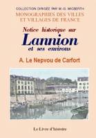 Notice historique sur Lannion et ses environs