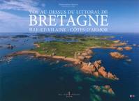 Vol au-dessus du littoral de Bretagne, Ille-er-vilaine, côtes-d'armor