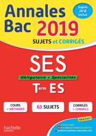 Annales Bac 2019 SES Terminale ES