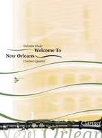 Welcome To New Orleans, 4 clarinets. Partition et parties.