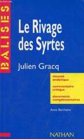 "Le rivage des Syrtes", Julien Gracq, résumé analytique, commentaire critique, documents complémentaires