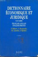 Dictionnaire économique et juridique - Français/Anglais - English/French