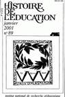 Histoire de l'éducation, n° 89/2001