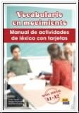 Vocabulario En Movimiento, Manual de actividades de léxico con tarjetas