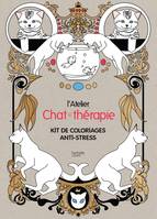 Atelier Chat-thérapie, Kit de coloriages anti-stress