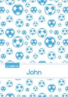 Le cahier de John - Petits carreaux, 96p, A5 - Football Marseille