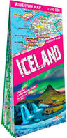 Islande 1/500.000 (Ang) (Carte Grand Format Laminé