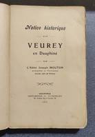 Notice historique sur Veurey en Dauphiné