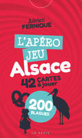L'APERO JEU ALSACE ELSASS - 42 CARTES A JOUER - 200 BLAGUES - JEU EN FRANCAIS ET EN ALSACIEN !