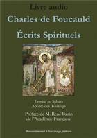 Charles de Foucauld - écrits spirituels - audiolivre CD mp3 - CD227