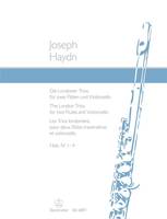 London Trios For 2 Flutes & Cello Hob. IV