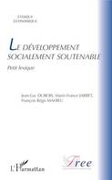 Le développement socialement soutenable, Petit lexique