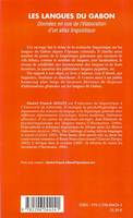 Les langues du Gabon, Données en vue de l'élaboration d'un atlas linguistique