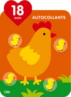 CAHIER D'AUTOCOLLANTS 18 MOIS Poule